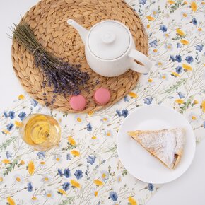 Běhoun jarní květy 180x40 cm