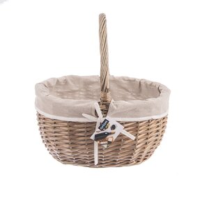 Piknikový koš s textilní vsadkou