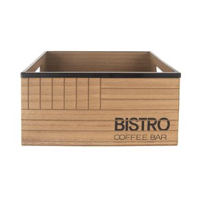 Dekorativní bedýnka Bistro 29,5x22x13,5 cm