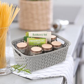 Košík RATAN 26x19x9 cm 