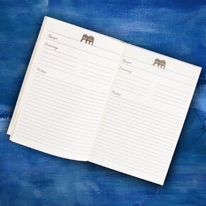 Kniha na recepty s vařečkou WINTER CITY