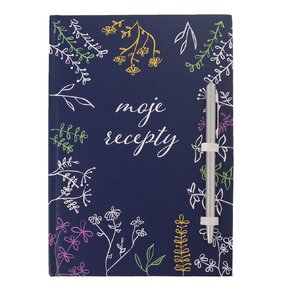 Kniha na recepty s tužkou LOUKA 