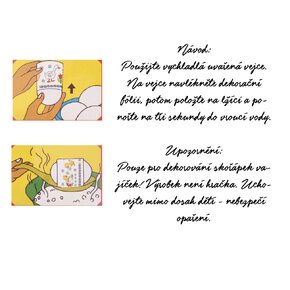 Fólie smršťovací na vajíčka 12 ks