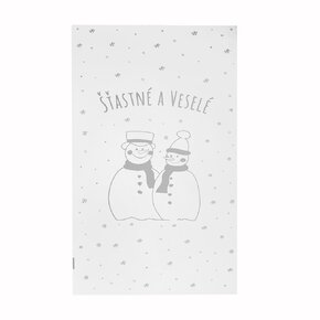 Dárkový sáček SNĚHULÁK 35x20 cm 100 ks
