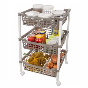 Regál s kolečky 3 patra