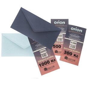 Dárkový poukaz Orion/Indecor 300 Kč