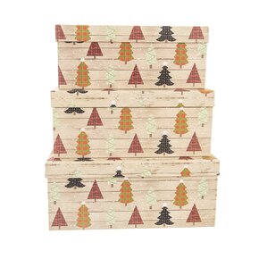 Dárková krabice STROMEK 3 ks