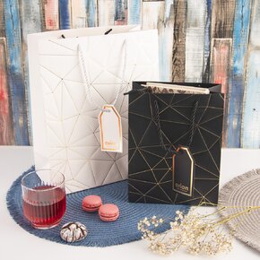 Dárková taška mřížka 26x12x32 cm