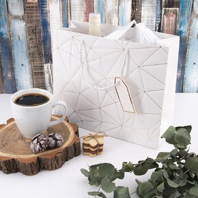 Dárková taška mřížka 31x12x26 cm