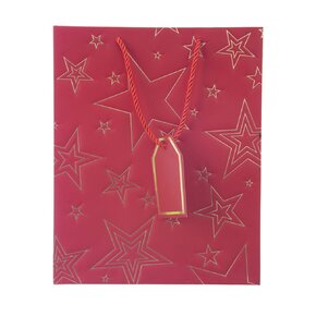 Dárková taška hvězda 26x12x32 cm 