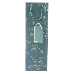 Dárková taška hvězda 12x9x36 cm