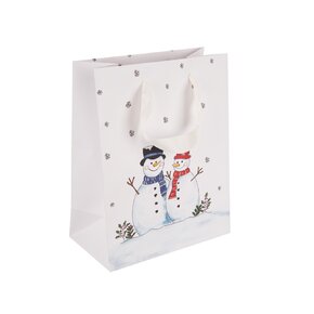 Dárková taška SNĚHULÁK 18x10x23 cm