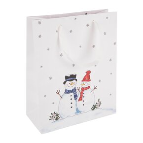 Dárková taška SNĚHULÁK 26x12x32 cm