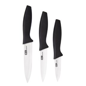 Kuchyňský nůž Cermaster s keram. čepelí sada 3 ks