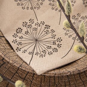 Servírovací ubrousky Pampelišky