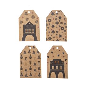 Visačky-jmenovka DOMKY 20 ks