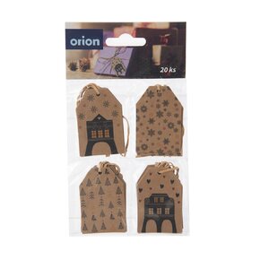 Visačky-jmenovka DOMKY 20 ks