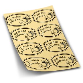 Samolepky na láhve Domáca pálenka