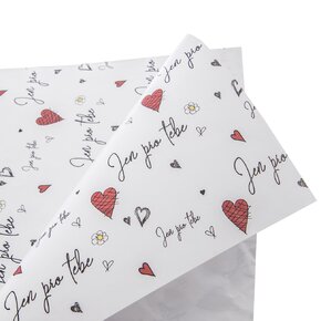 Balicí papír Jen pro tebe 100x70 cm 2 ks