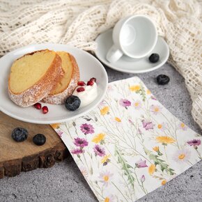 Servírovací ubrousky jarní květy