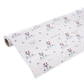 Vánoční balicí papír SNĚHULÁK 500x70 cm