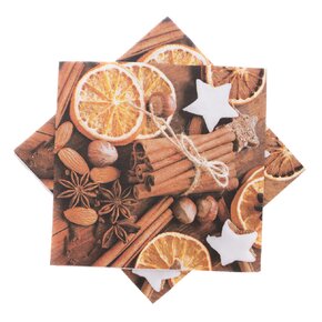 Servírovací ubrousky skořice