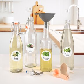 Samolepky na láhve Mátový sirup