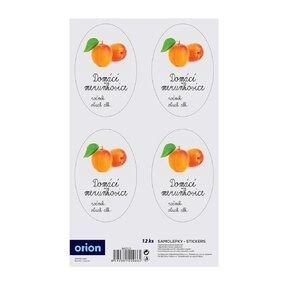 Samolepky na láhve Domácí meruňkovice