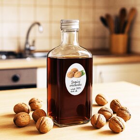 Samolepky na láhve Domácí ořechovka
