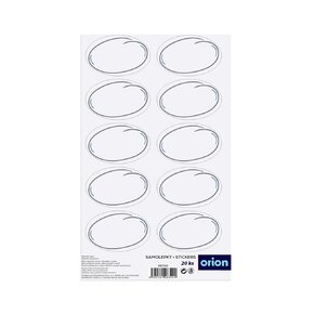 Samolepky na dózy prázdné