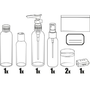 Cestovní sada na pobyty