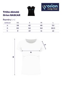 Tričko dámské Orion NASCAR vel. M
