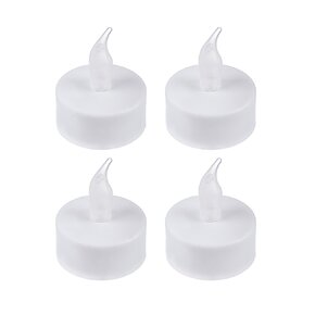 Dekorativní čajová svíčka LED s časovačem 4 ks